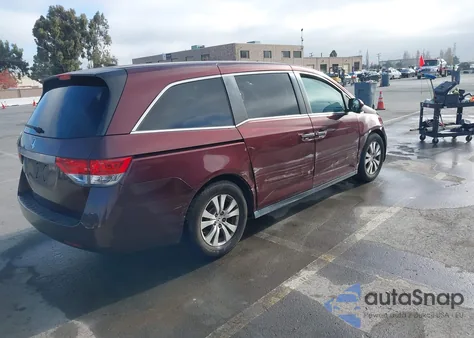 2016 Honda Odyssey Ex-L из США, поврежденный, VIN 5FNRL5H69GB149720